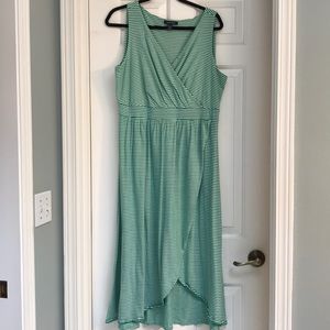 Lands End petite wrap maxi dress